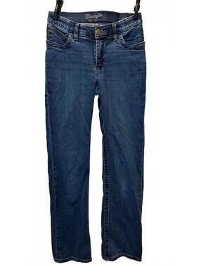 Wrangler Willow Jeans Womens 1x32 Blue Denim Bootcut Mid Rise Stretch
